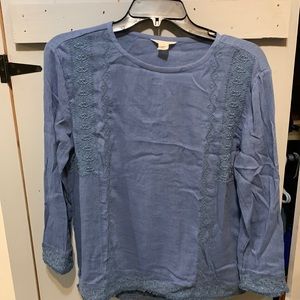 Caslon Embroidered Shirt